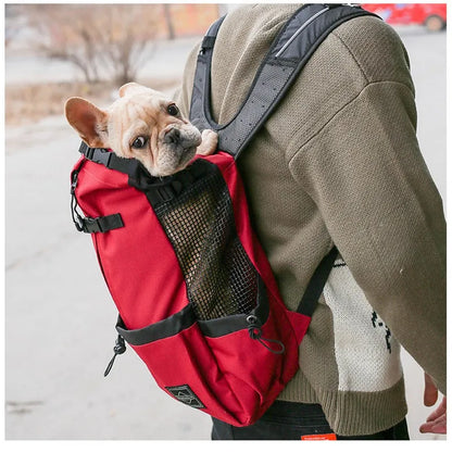 Breathable Mesh Pet Carrier Backpack for Hiking