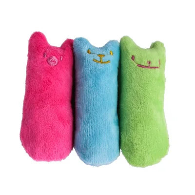 Interactive Catnip Toy: Teeth-Grinding Plush for Cats