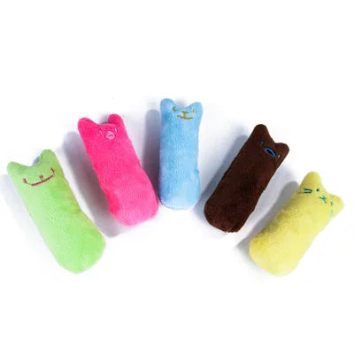 Interactive Catnip Toy: Teeth-Grinding Plush for Cats