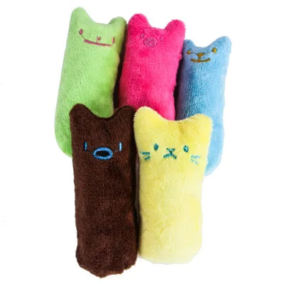 Interactive Catnip Toy: Teeth-Grinding Plush for Cats