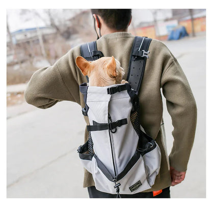 Breathable Mesh Pet Carrier Backpack for Hiking