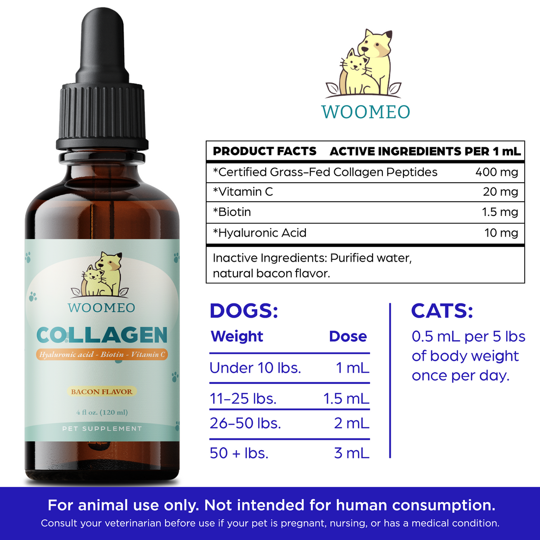 Collagen Supplement for Cats | Healthy Skin, Shiny Coat & Joint Support