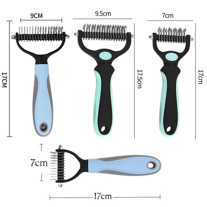 Deshedding Brush for Dogs & Cats - Professional Grooming