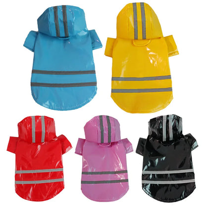 Waterproof Reflective Raincoat for Small Dogs & Puppies