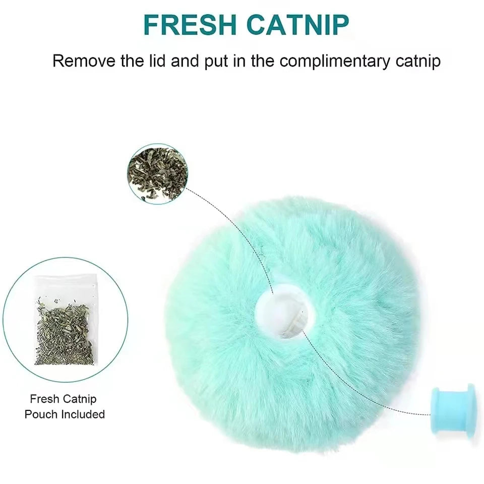 Smart Catnip Ball - Electric Plush Toy for Kittens