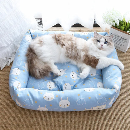 Super Soft Plush Pet Bed for Cats & Dogs - All Seasons