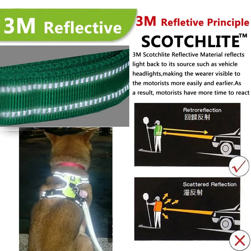 Reflective Adjustable Pet Harness | Breathable Vest