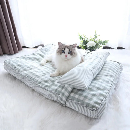 Cozy Cat & Dog Bed - Soft Lounger Cushion House