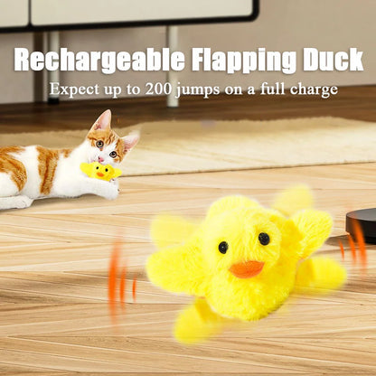 Interactive Flapping Duck Cat Toy