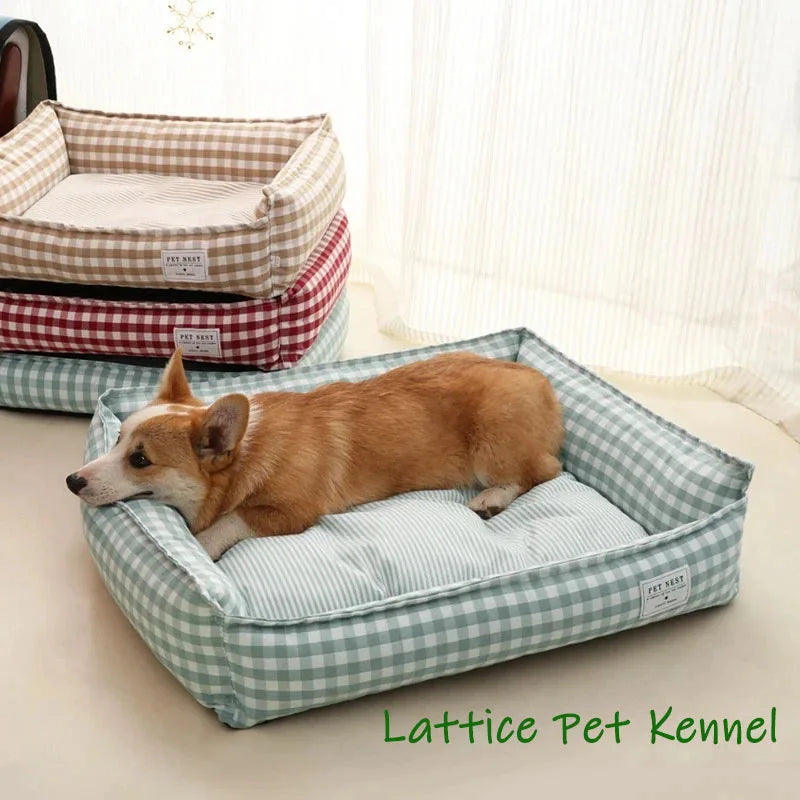 Cozy Winter Pet Bed for Cats & Small Dogs