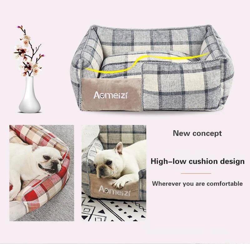 Cozy Cat & Dog Bed - Winter Warm & Summer Cool Mat