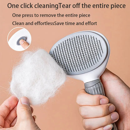 Pet Hair Remover Brush for Dogs & Cats - Grooming Tool