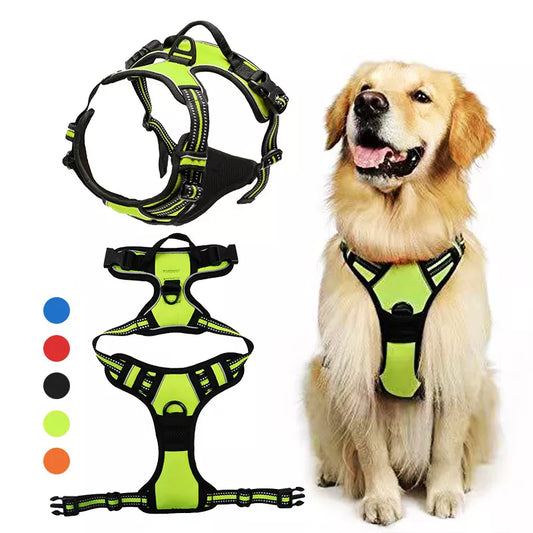 Reflective Adjustable Pet Harness | Breathable Vest