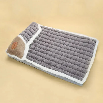 Fluffy Warm Pet Cushion for Winter | Washable Bed