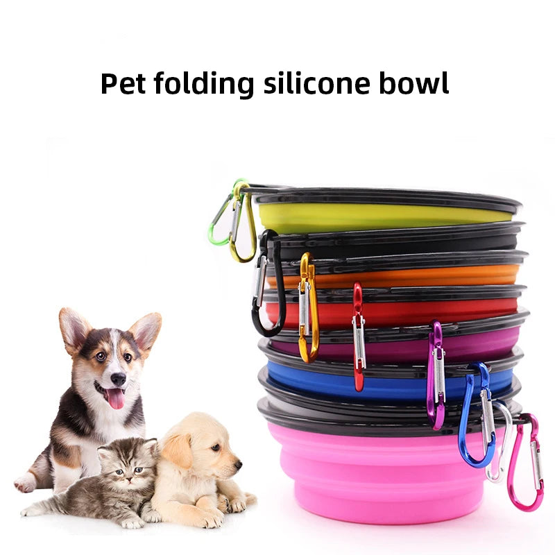 Foldable Pet Bowl for Dogs & Cats | Travel Food & Water