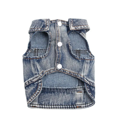 Summer Denim Vest Jacket for Dogs and Cats