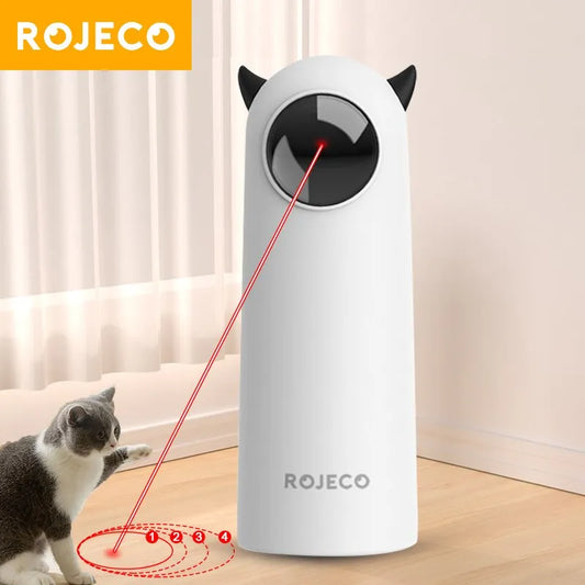 Smart Interactive Laser Cat Toy | Automatic LED Teaser for Indoor Pets