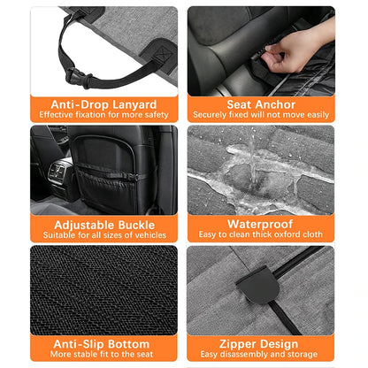 Waterproof Dog Car Seat Cover: Hammock Pet Travel Carrier Protector Mat