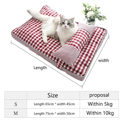 Cozy Cat & Dog Bed - Soft Lounger Cushion House