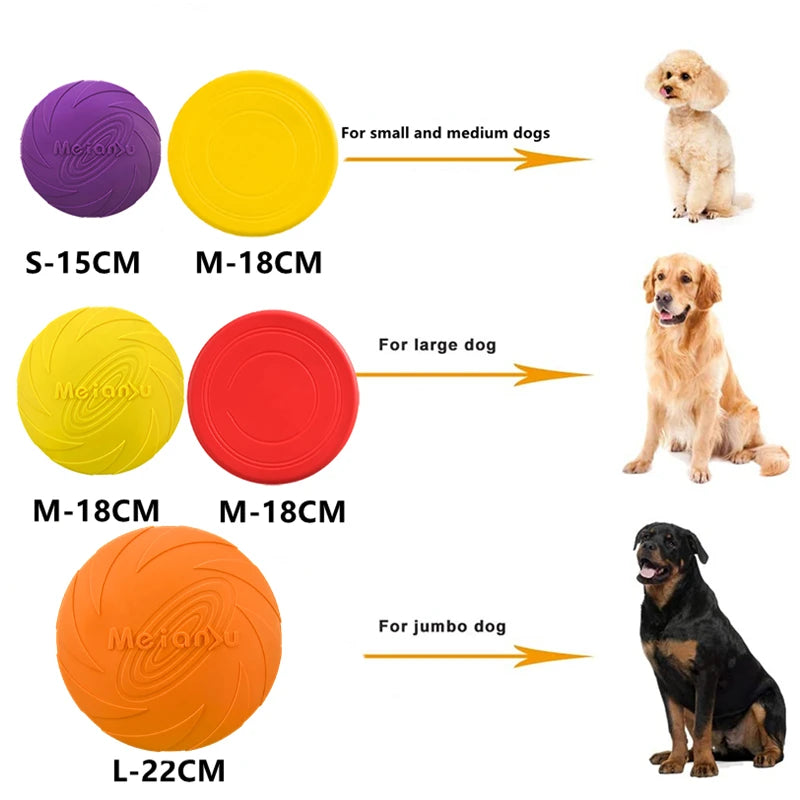 Bite-Resistant Flying Disc for Dogs | Interactive Outdoor Toy