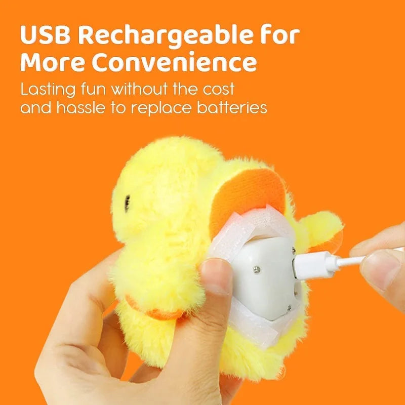 Interactive Flapping Duck Cat Toy