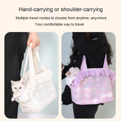 Pet Carrier Backpack | Travel Bag & Car Seat Compatible