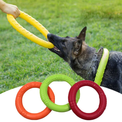 Interactive Dog Flying Disc - Anti-Bite, Floats, Training & Play