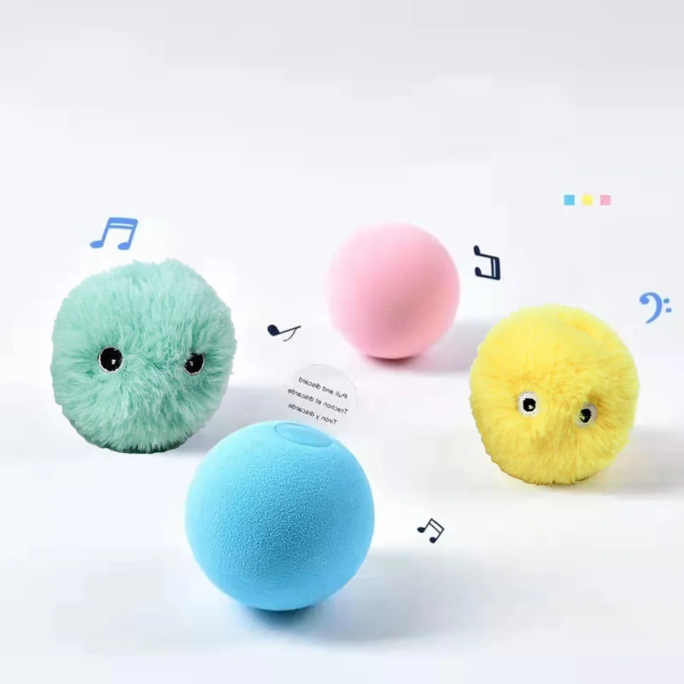 Smart Catnip Ball - Electric Plush Toy for Kittens