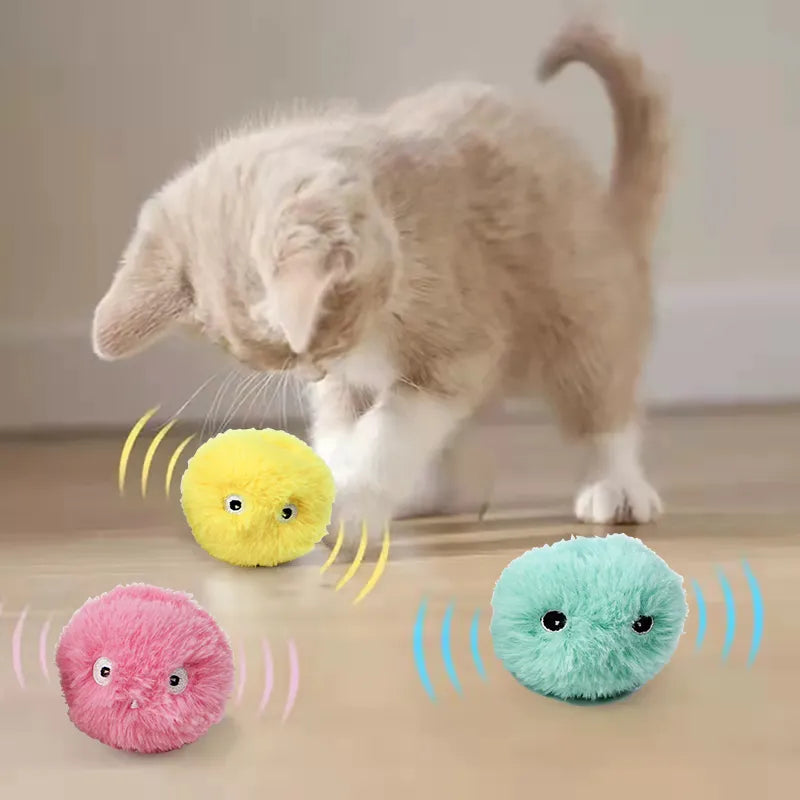 Smart Catnip Ball - Electric Plush Toy for Kittens